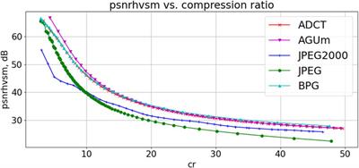 Intelligent visually lossless compression of dental images